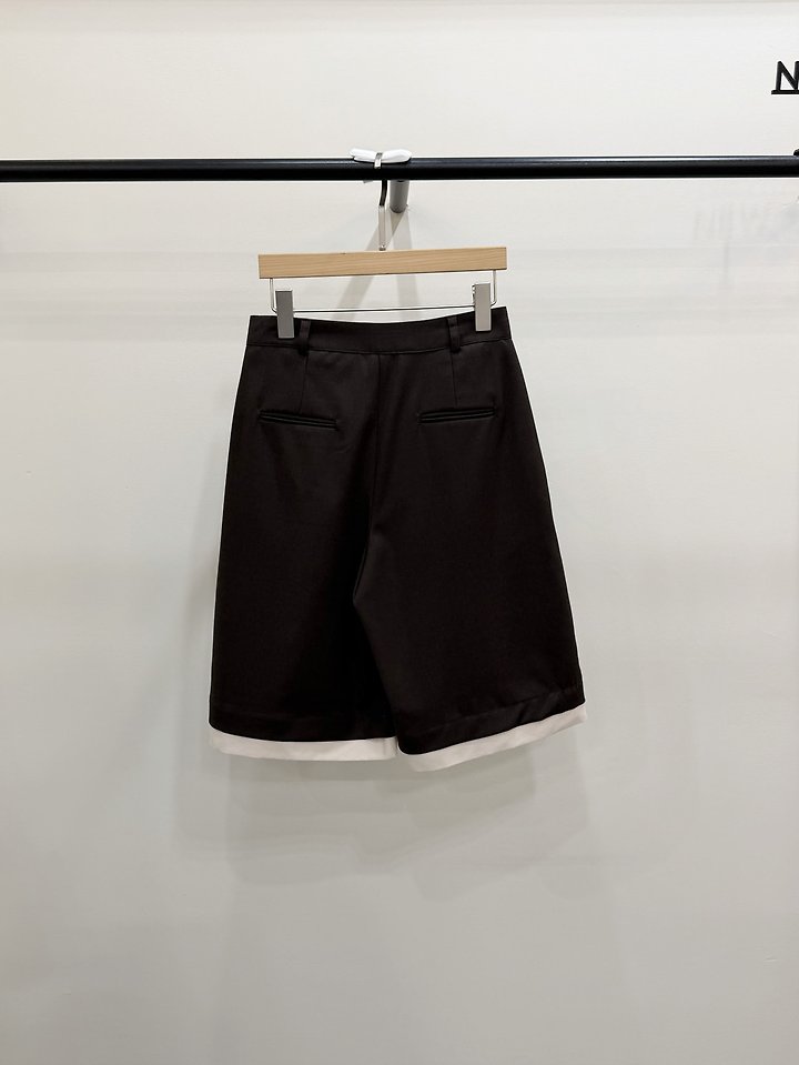 Color Block Bermuda Pants by Person for Women - view 6