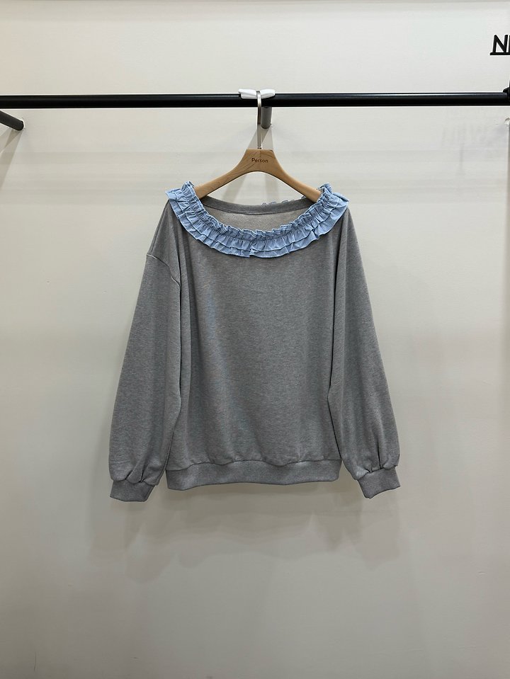 Rona Frill Sweatshirt by Person for Women - view 2
