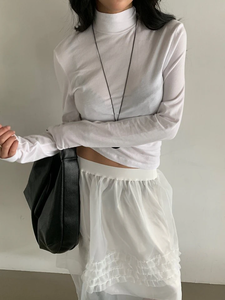 Delma Back Turtleneck Tee by Person for Women - view 12