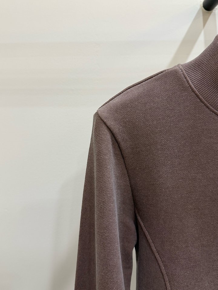 Pigment French Terry Zip-Up Bomber Jacket by Person for Women - view 3