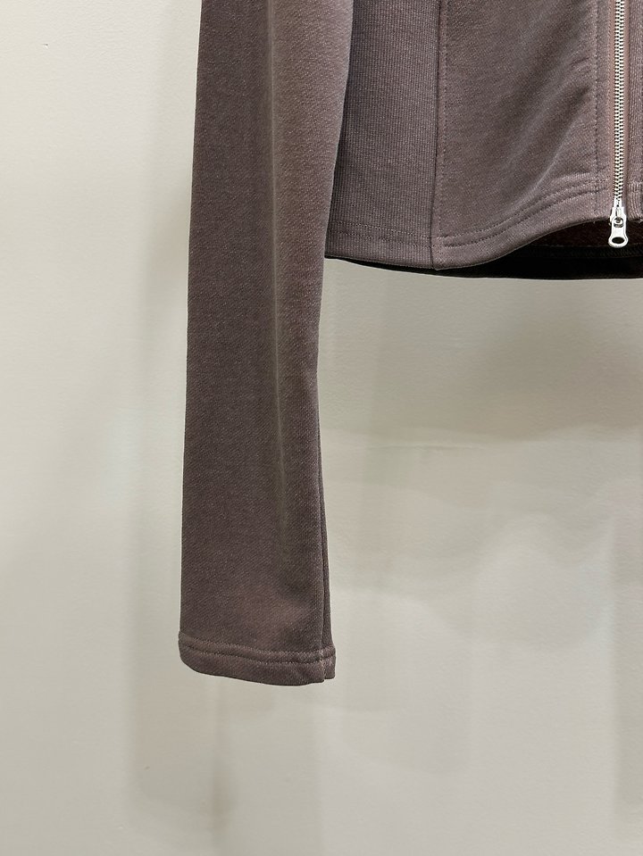 Pigment French Terry Zip-Up Bomber Jacket by Person for Women - view 7