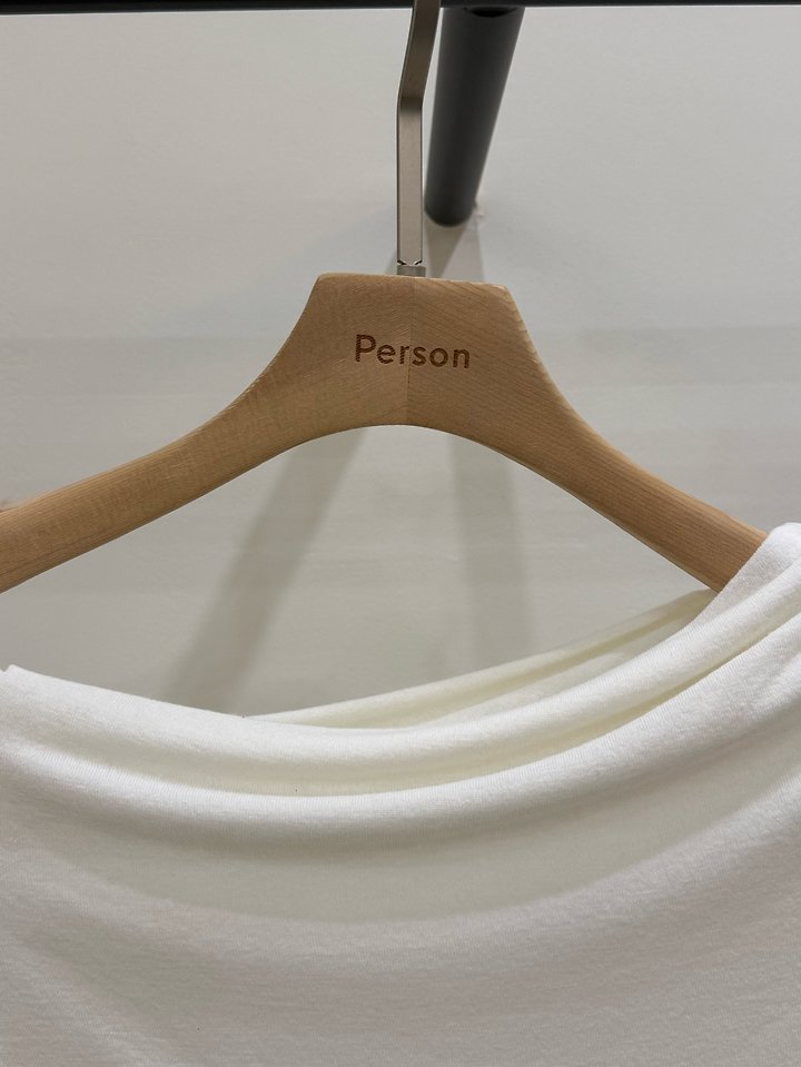 Asymmetric Drape Tee by Person for Women - view 8
