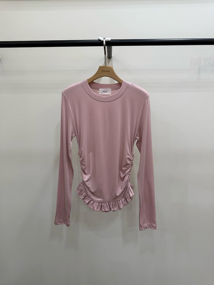 Cheese Shirring Tee by Person for Women - view 3
