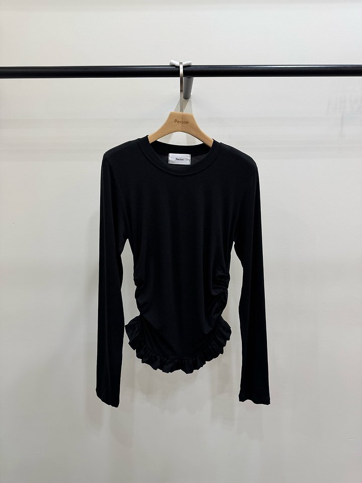 Cheese Shirring Tee by Person for Women - view 5