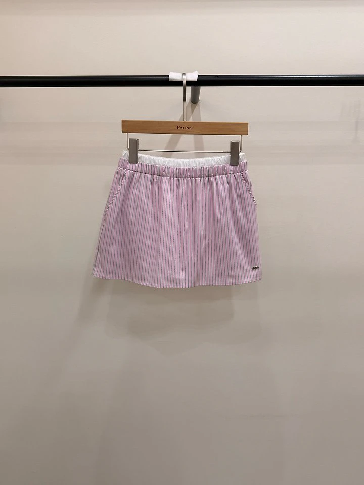 Muse Striped Mini Skirt by Person for Women - view 1