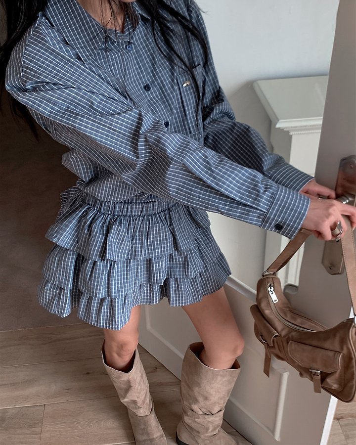 Marlon Check Dress by Person for Women - view 10
