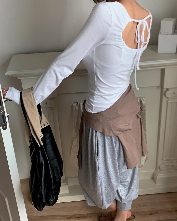 French Terry Aladdin Pants by Person for Women - view 11