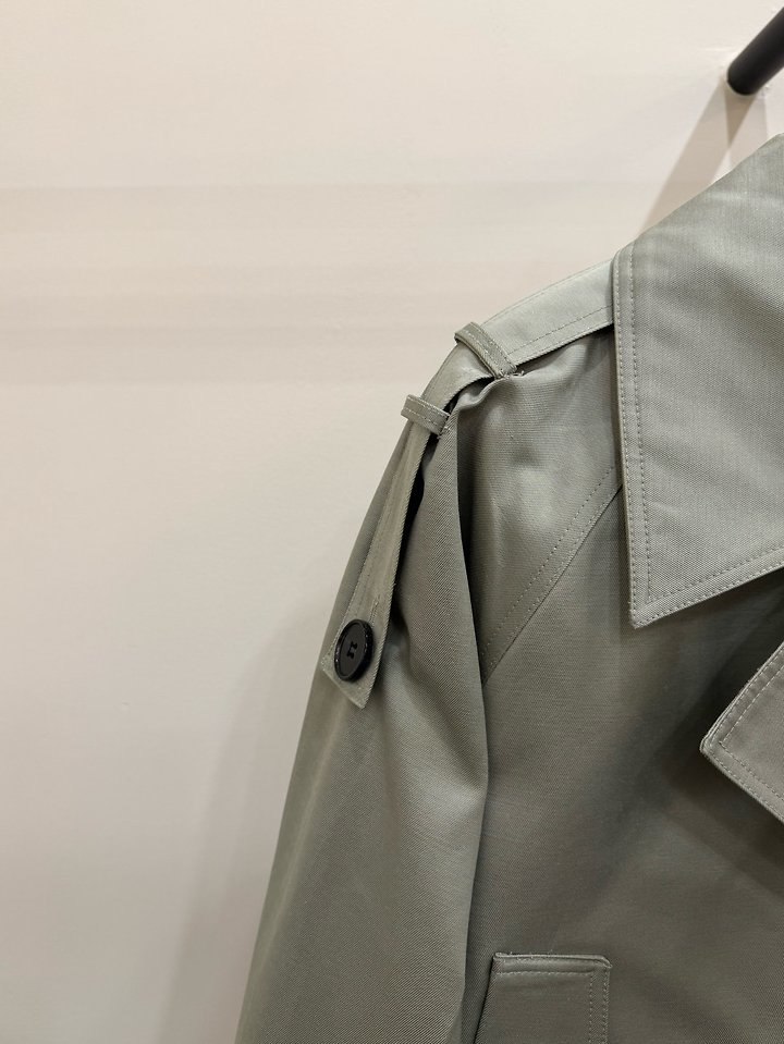 Short Trench Jacket by Person for Women - view 4