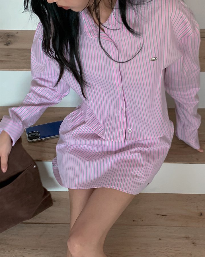 Muse Striped Shirt by Person for Women - view 10