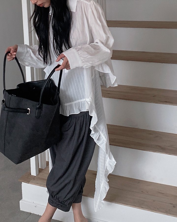 Pin Tuck Ring Pants by Person for Women - view 8