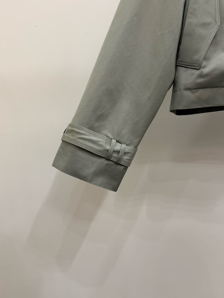 Short Trench Jacket by Person for Women - view 6