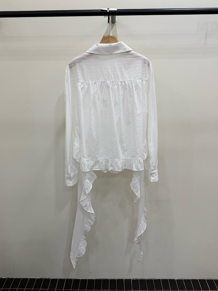 Ruffle Tie Blouse by Person for Women - view 10