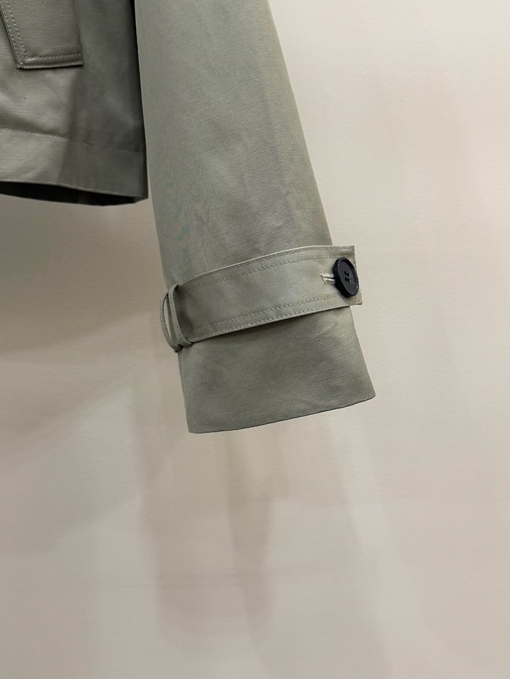 Short Trench Jacket by Person for Women - view 7