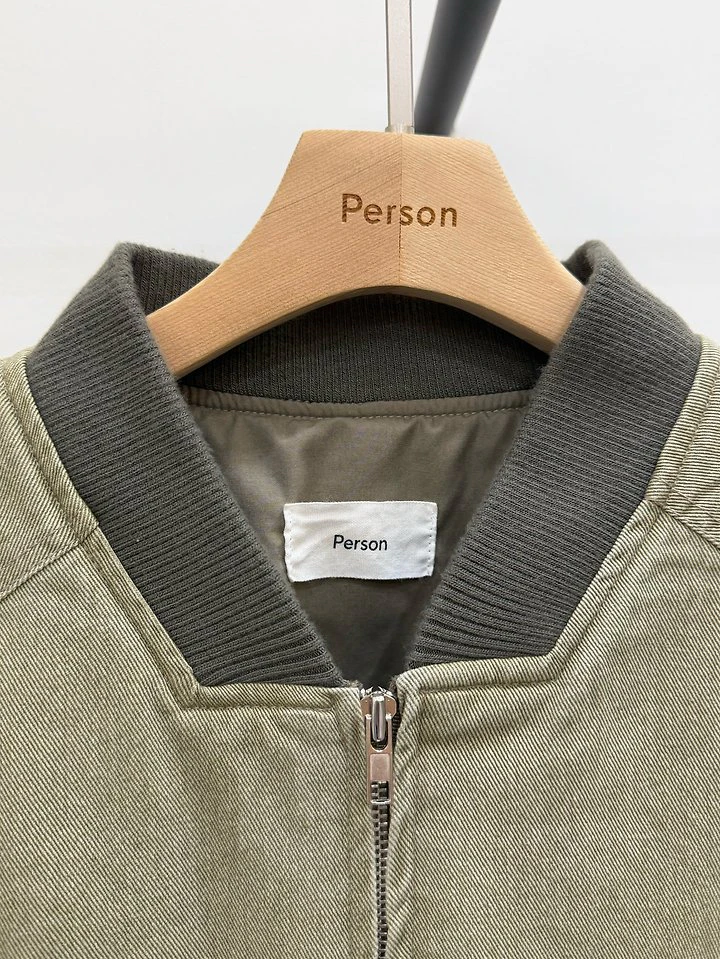Pigment Wash Bomber Jacket by Person for Women - view 3