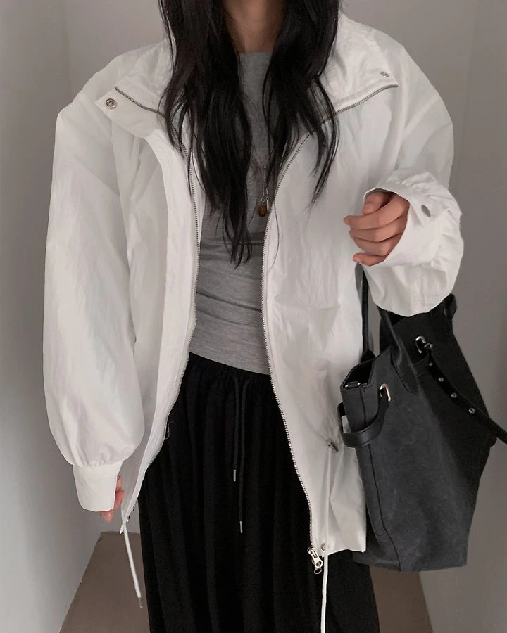 Wind String Bomber Jacket by Person for Women - view 10