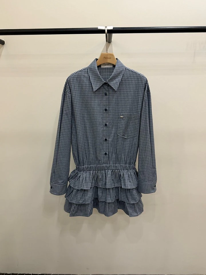Marlon Check Dress by Person for Women - view 2