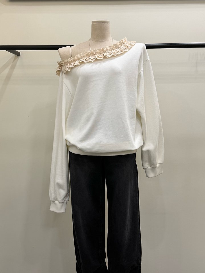 Rona Frill Sweatshirt by Person for Women - view 9