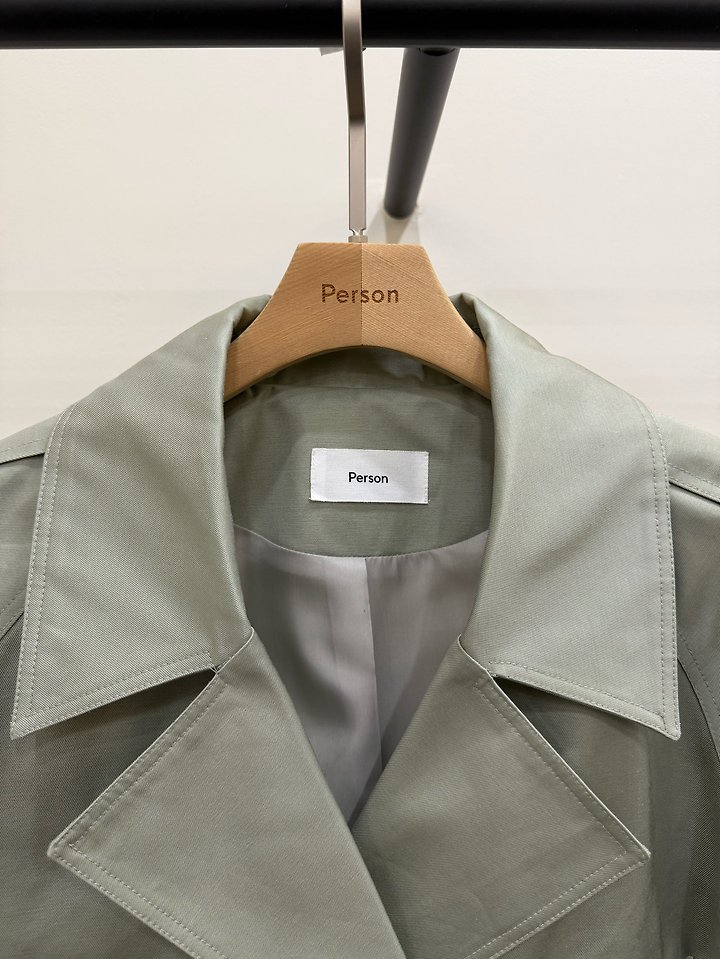 Short Trench Jacket by Person for Women - view 3