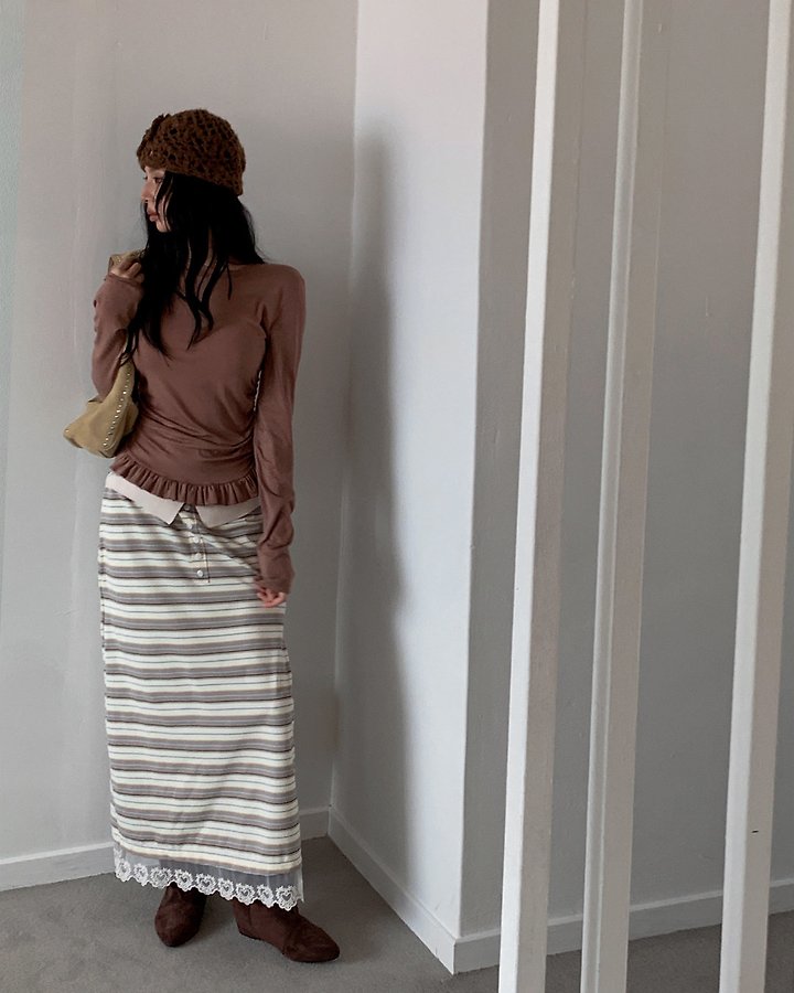 Butter Collar Skirt by Person for Women - view 12