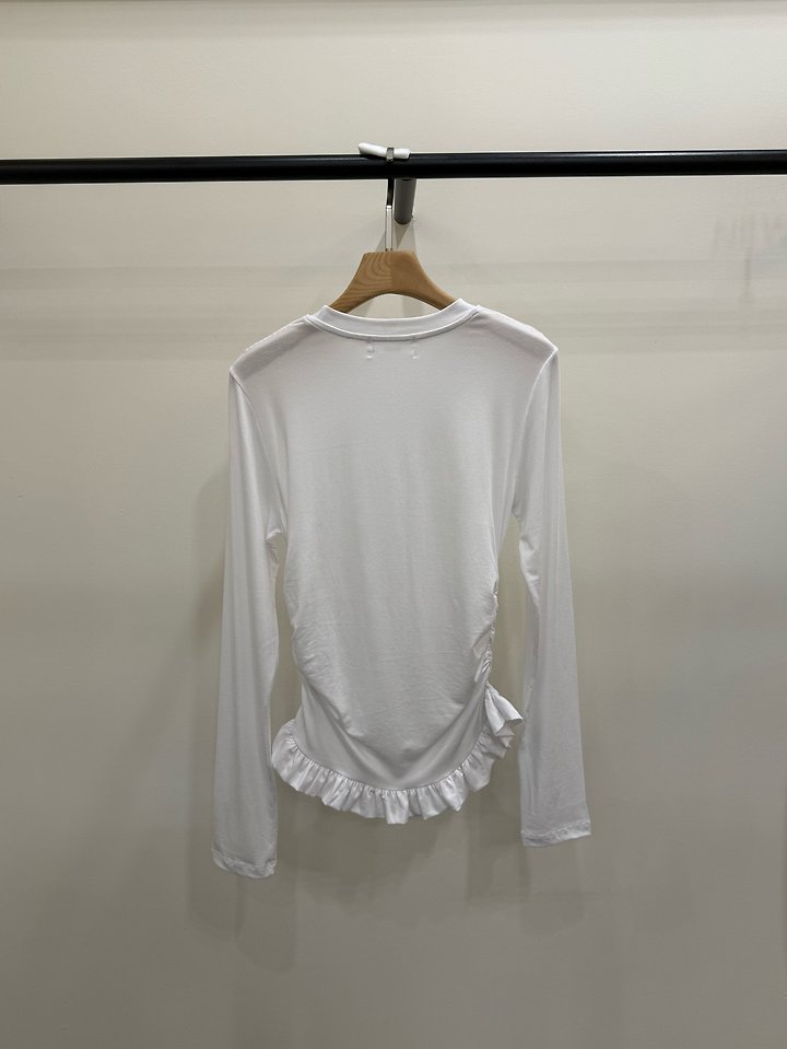 Cheese Shirring Tee by Person for Women - view 10