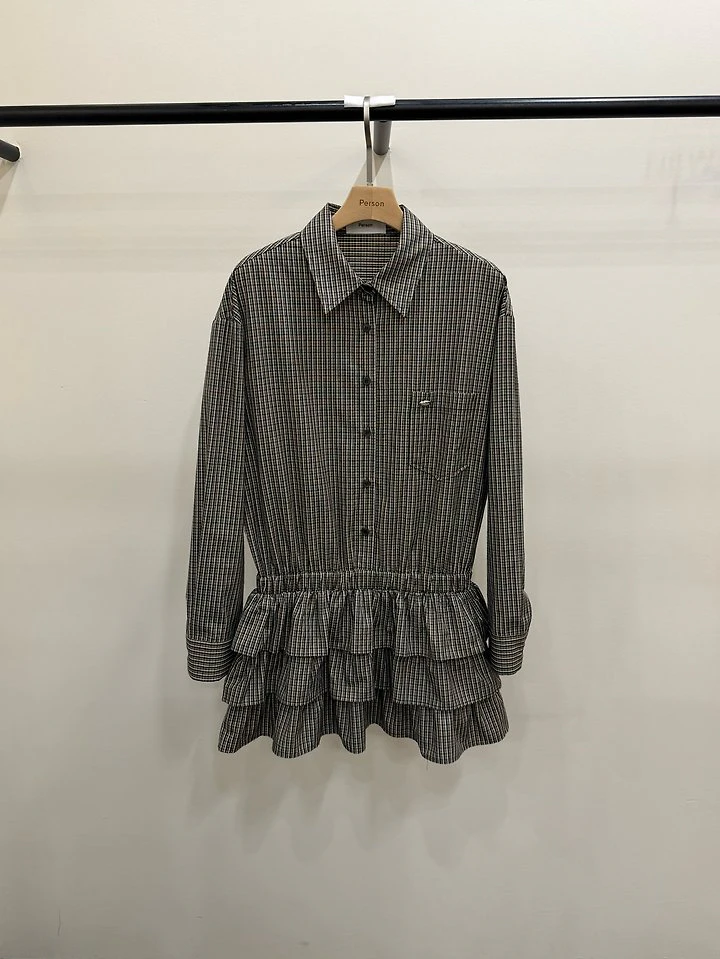 Marlon Check Dress by Person for Women - view 3