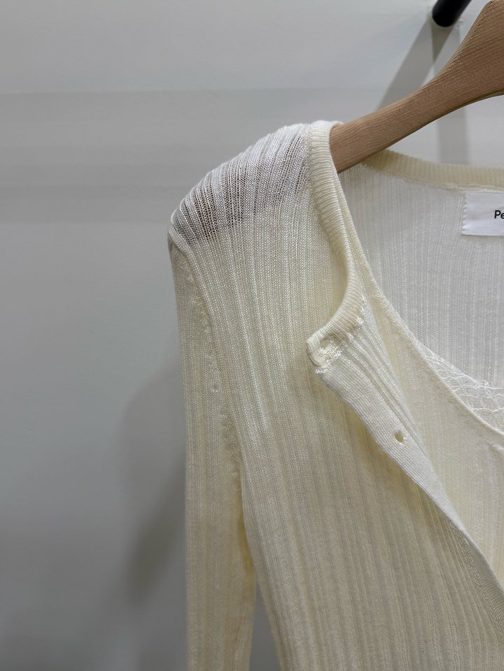 Sleeveless Cardigan Knit by Person for Women - view 4