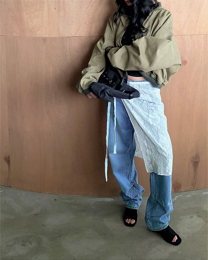 Rose Wrap Skirt by Person for Women - view 10