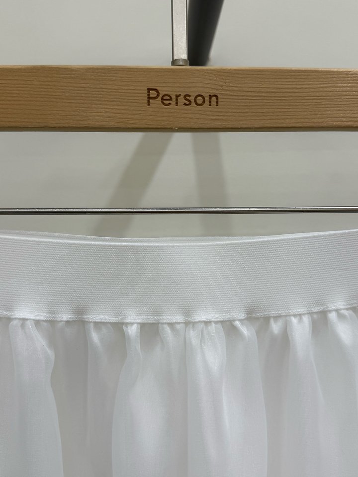 Frill Mesh Skirt by Person for Women - view 5