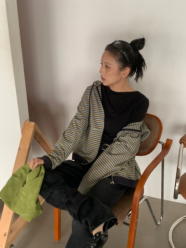 Moss Hooded Zip-Up by Person for Women - view 8
