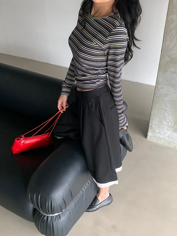 Bella Striped Tee by Person for Women - view 9