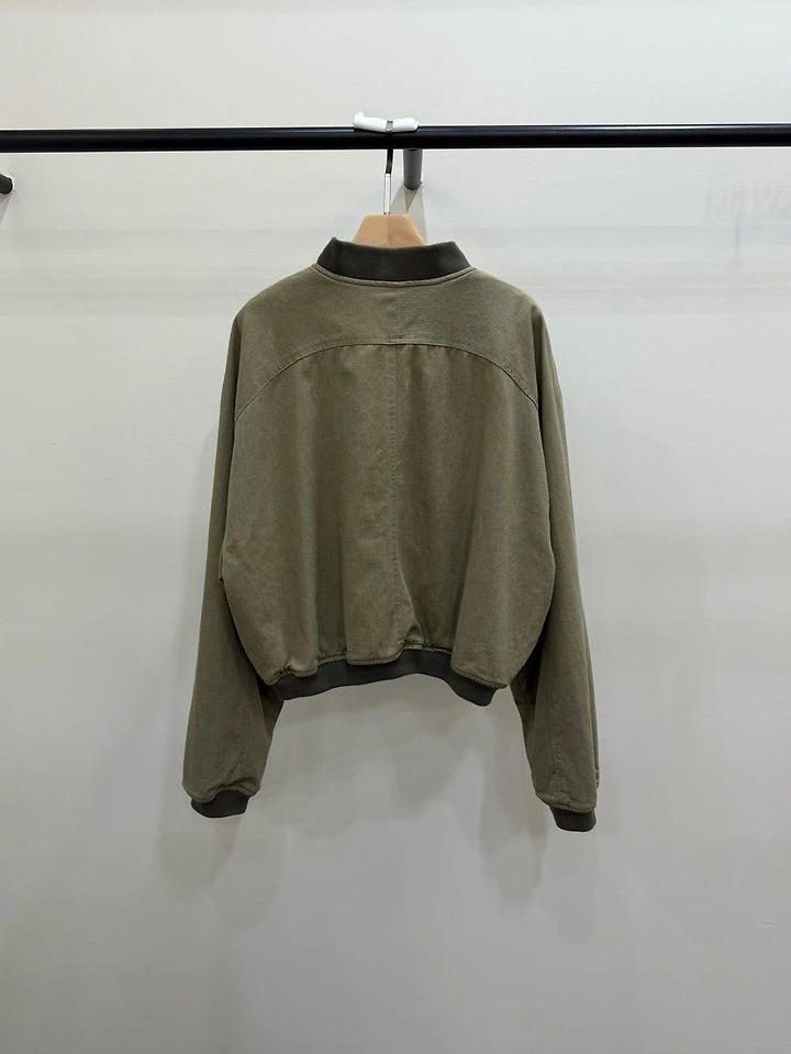 Pigment Wash Bomber Jacket by Person for Women - view 7