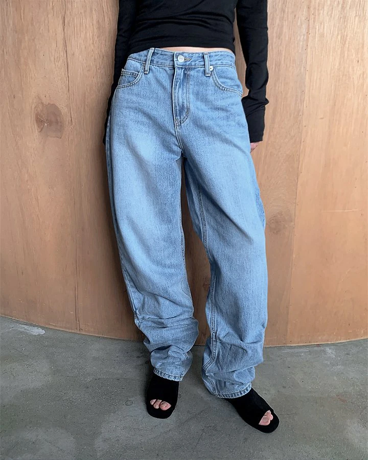 Anderson Fold Denim Pants by Person for Women - view 8