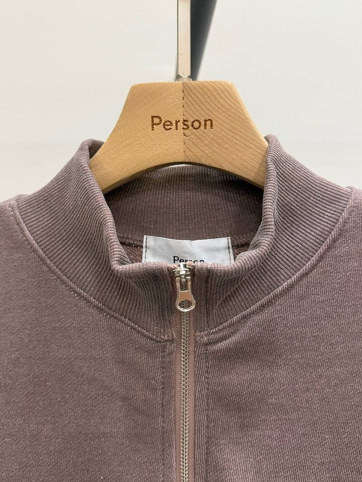 Pigment French Terry Zip-Up Bomber Jacket by Person for Women - view 4