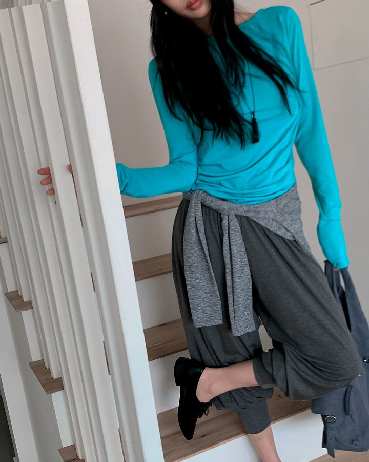 Backless Binding Tee by Person for Women - view 11