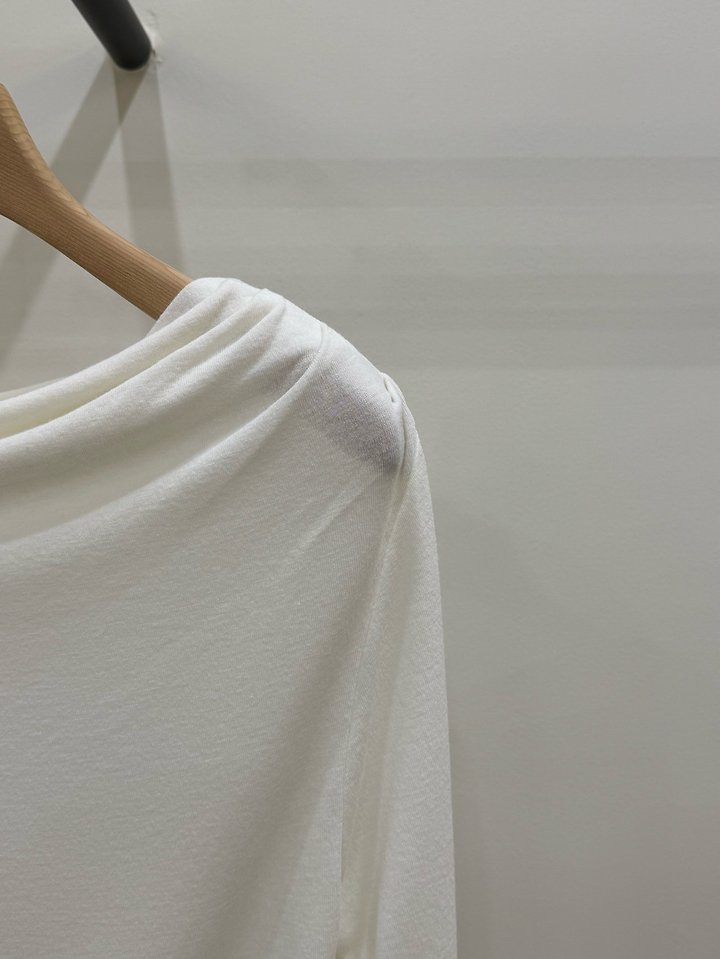 Asymmetric Drape Tee by Person for Women - view 7