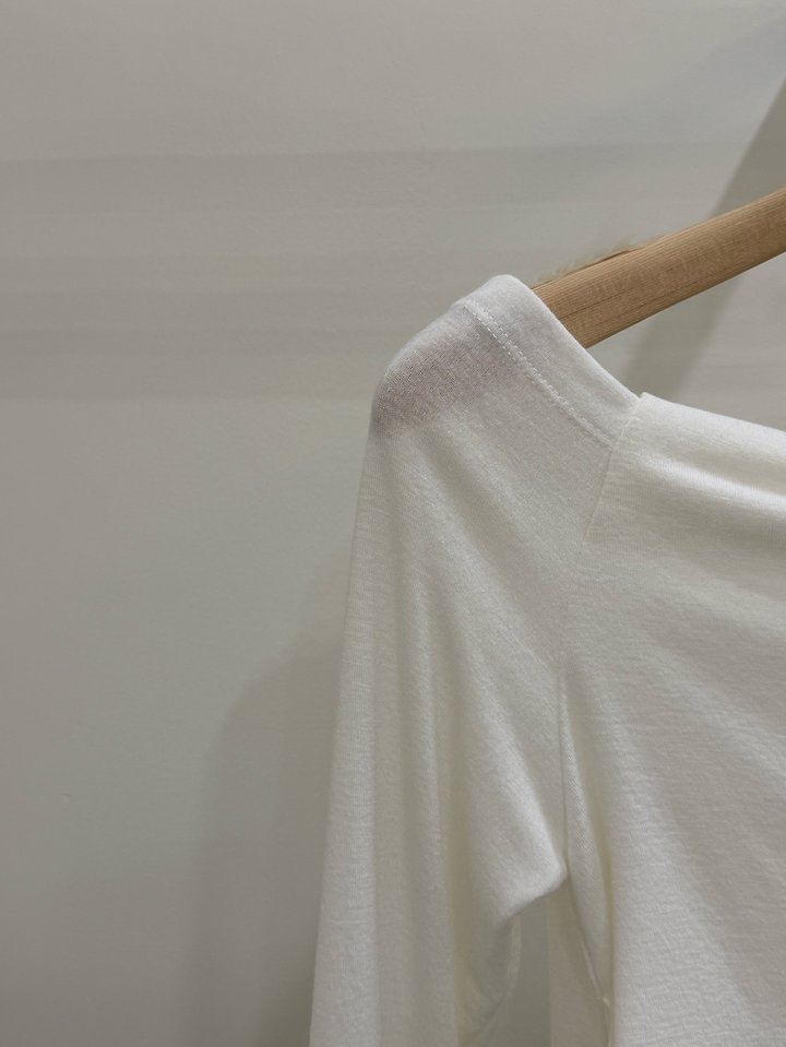 Asymmetric Drape Tee by Person for Women - view 9