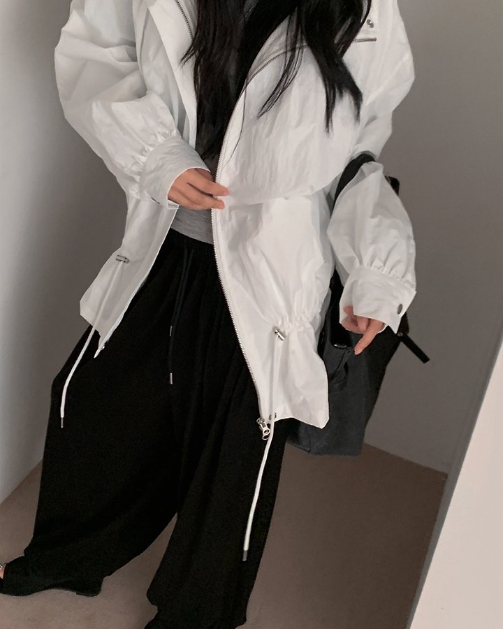 Wind String Bomber Jacket by Person for Women - view 9
