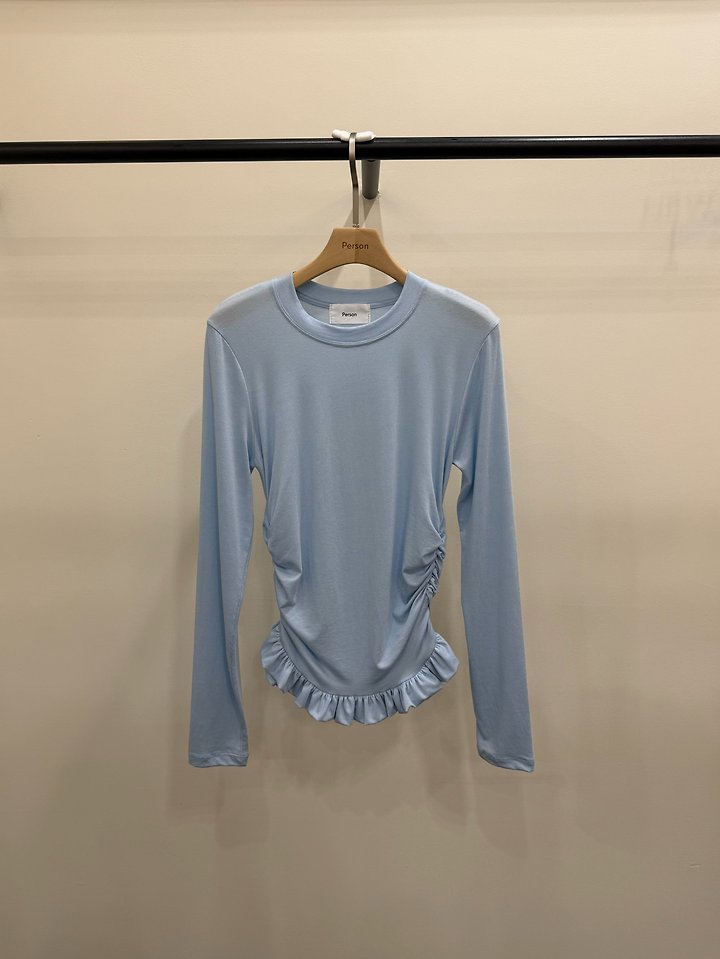 Cheese Shirring Tee by Person for Women - view 2