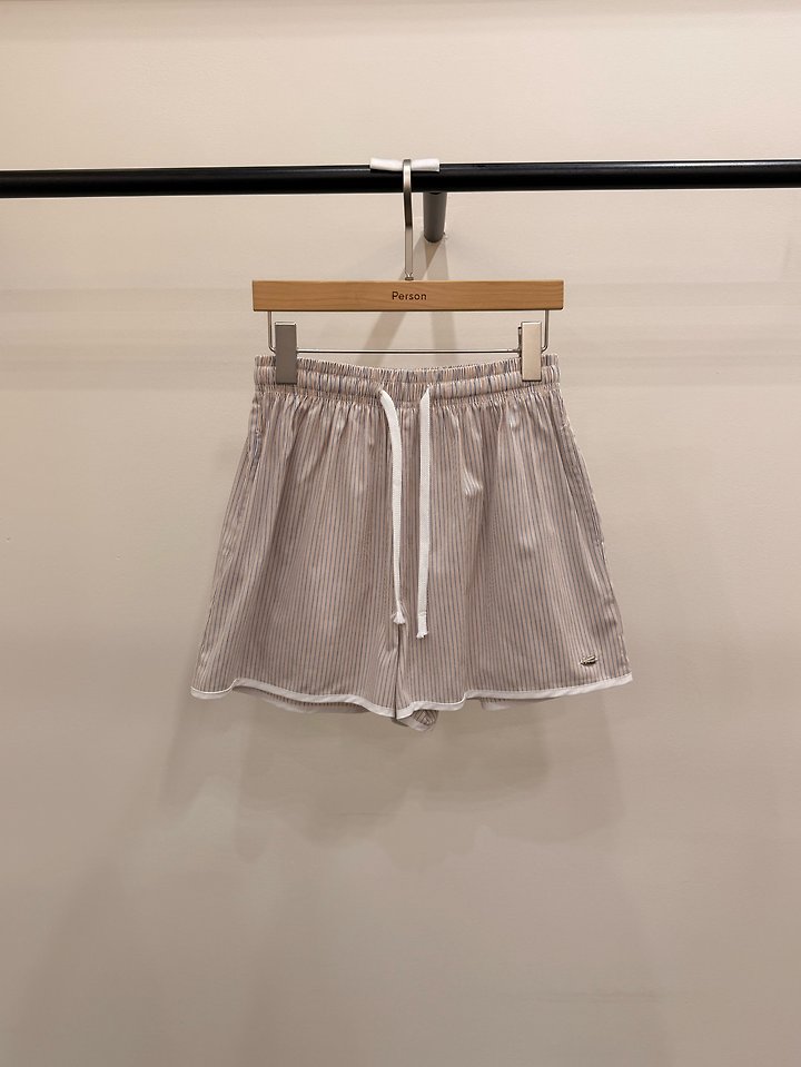 Two-Tone Striped Pants by Person for Women - view 2