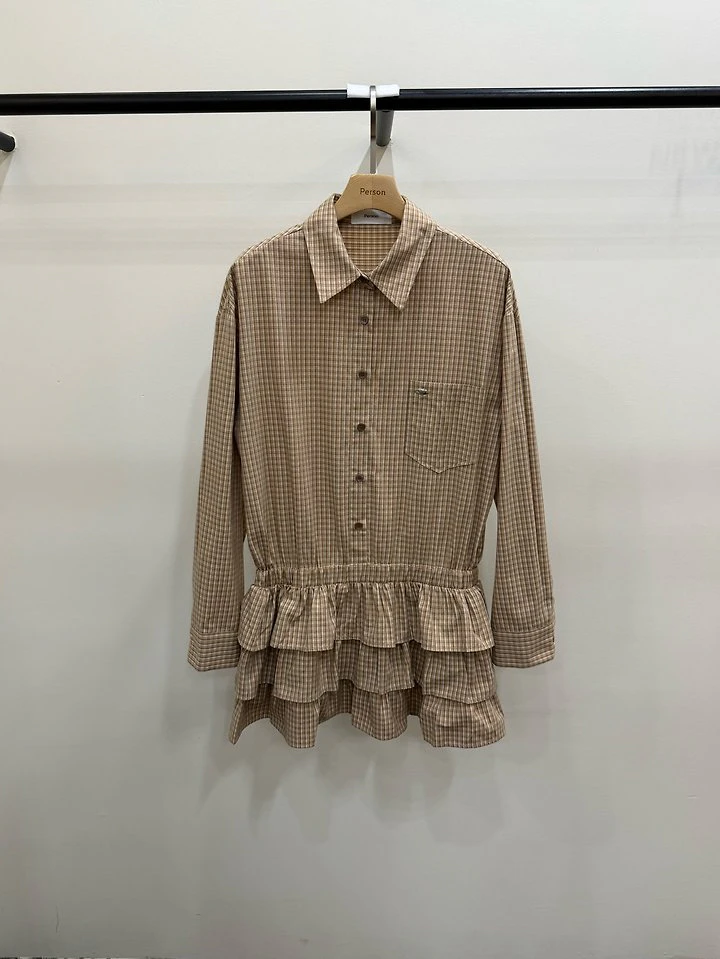 Marlon Check Dress by Person for Women - view 1