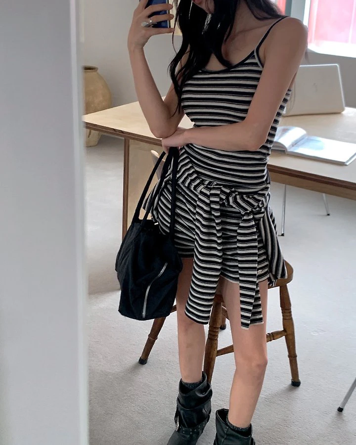 Bunny Three-Piece Set (Sleeveless + Cardigan + Pants) by Person for Women - view 12