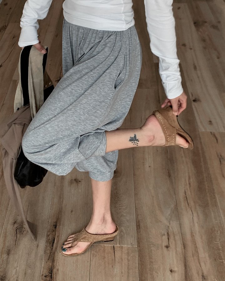 French Terry Aladdin Pants by Person for Women - view 8