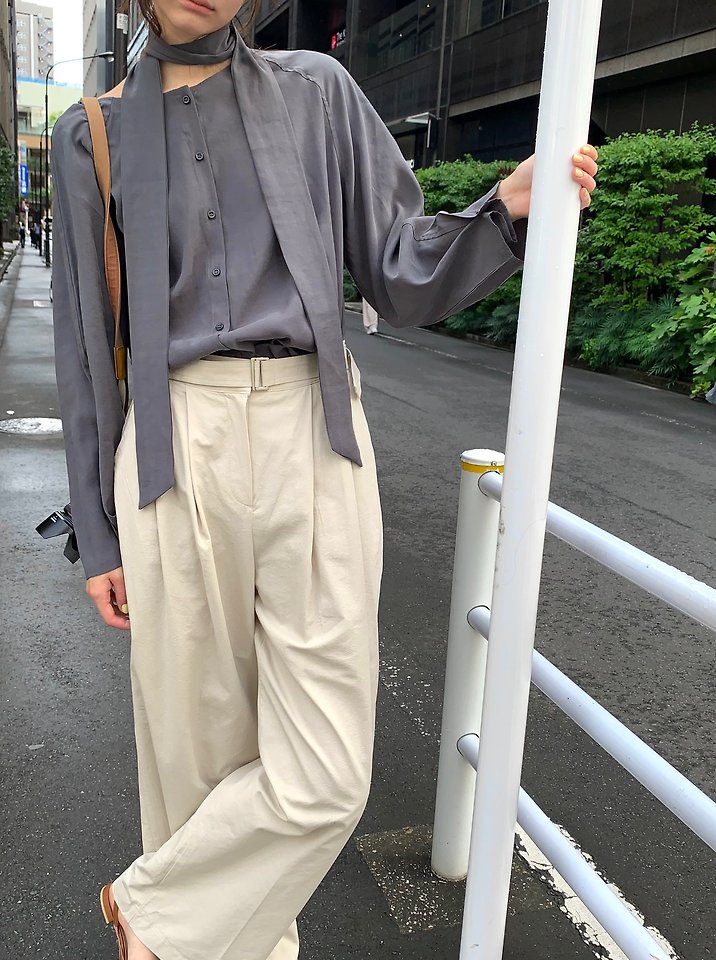 Two Way Tie Blouse by Pomelo for Women - view 5
