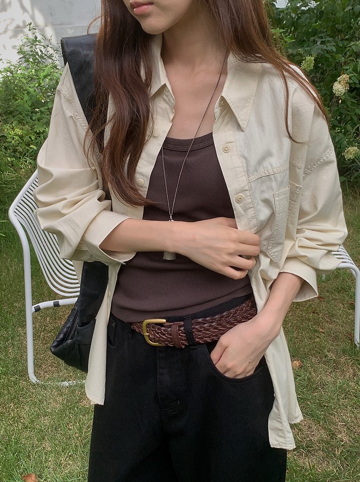 Snap Slit Shirt by Pomelo for Women - view 5