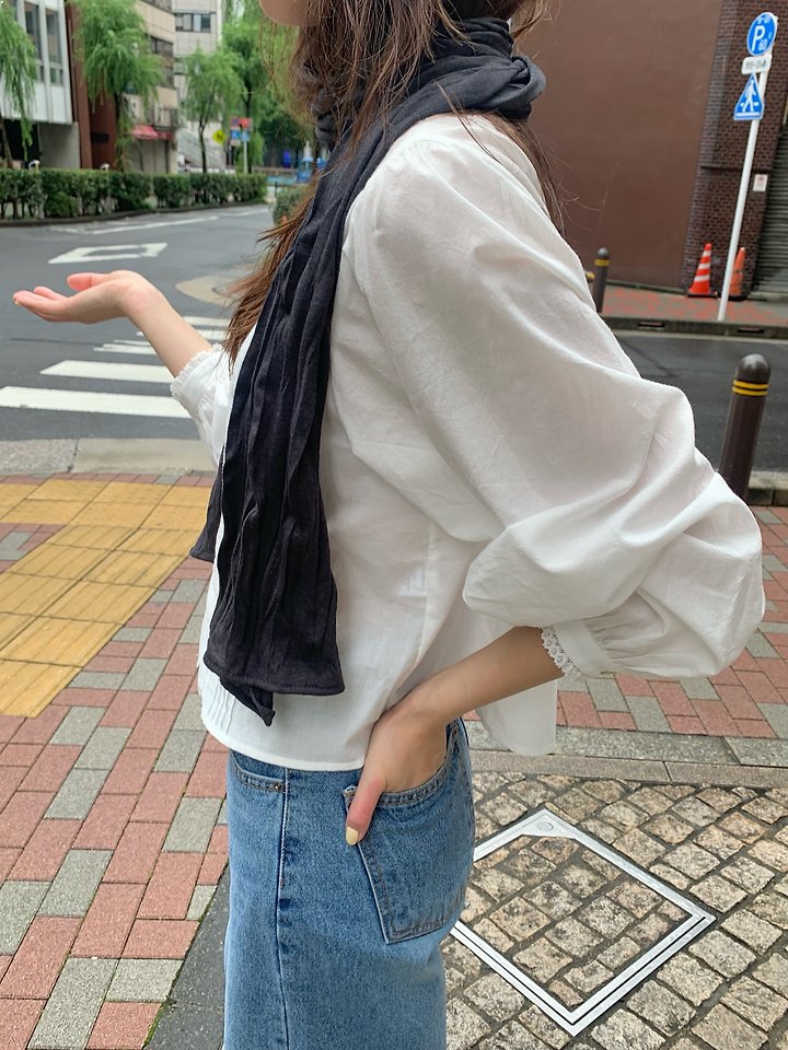 Tone Lace Blouse by Pomelo for Women - view 7