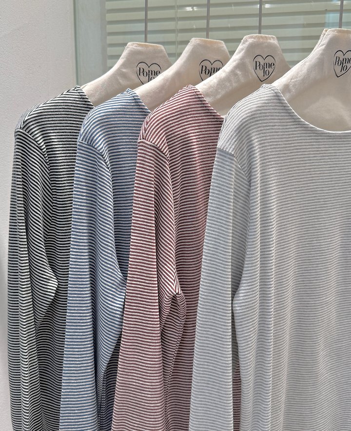 Yellow Stripe Tee by Pomelo for Women - view 10