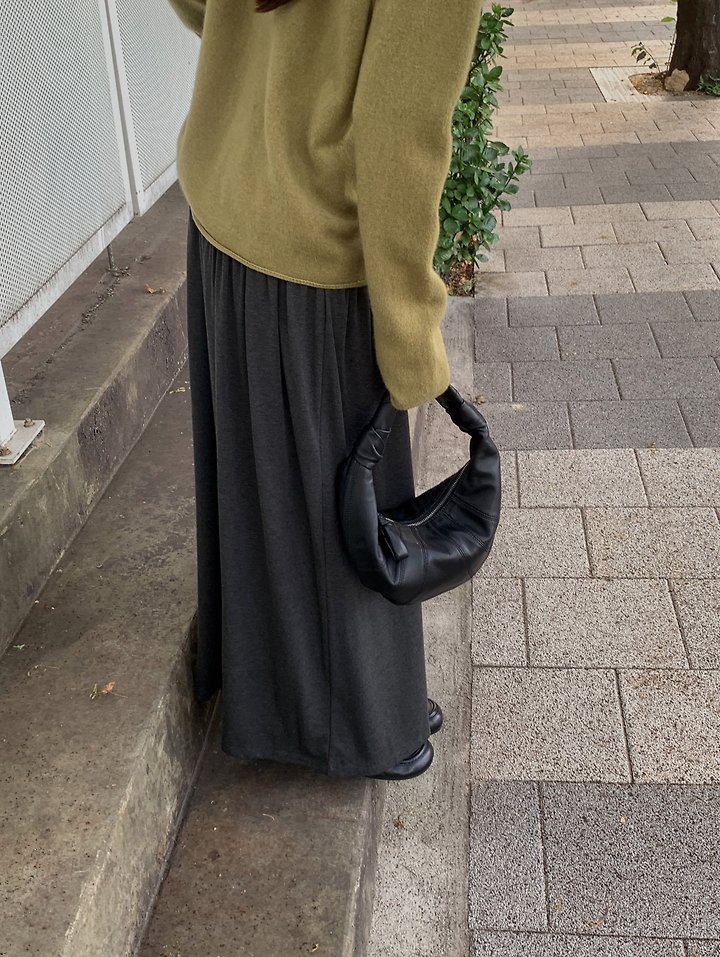 Shirring Long Skirt by Pomelo for Women - view 5