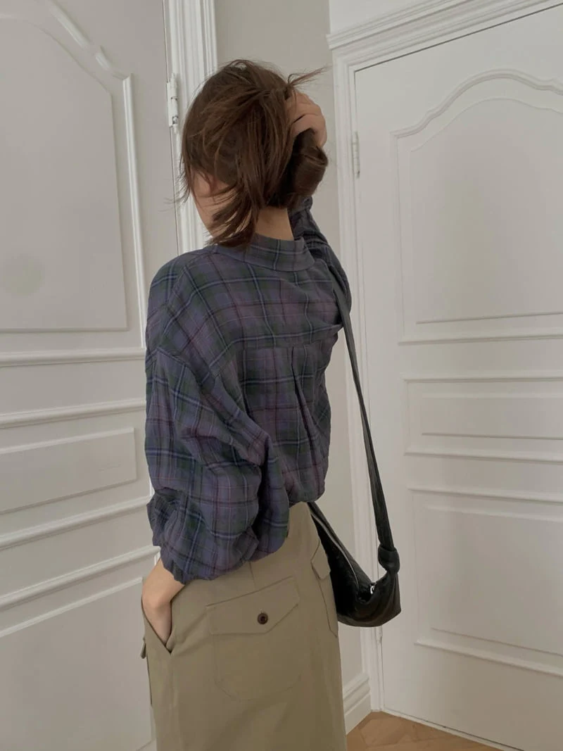 Glen Check Shirt by Pomelo for Women - view 11
