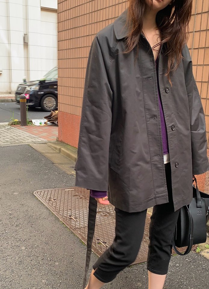Maco Half Trench Coat by Pomelo for Women - view 8