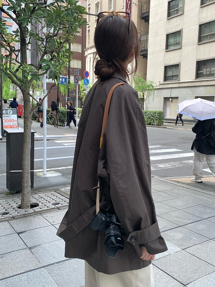Maco Half Trench Coat by Pomelo for Women - view 1